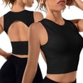 thumbnail image 2 of Leey-World Bras For Women No Underwire Women's Spaghetti Strap Cotton Sports Bra - All-Day Comfort & Easy Movement - Value Packs Black,M, 2 of 4