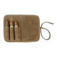 thumbnail image 2 of Cigar Travel Bag Portable Cigar Case Vintage Canvas Cigar Organizer Holds 3 Cigars (Brown), 2 of 5