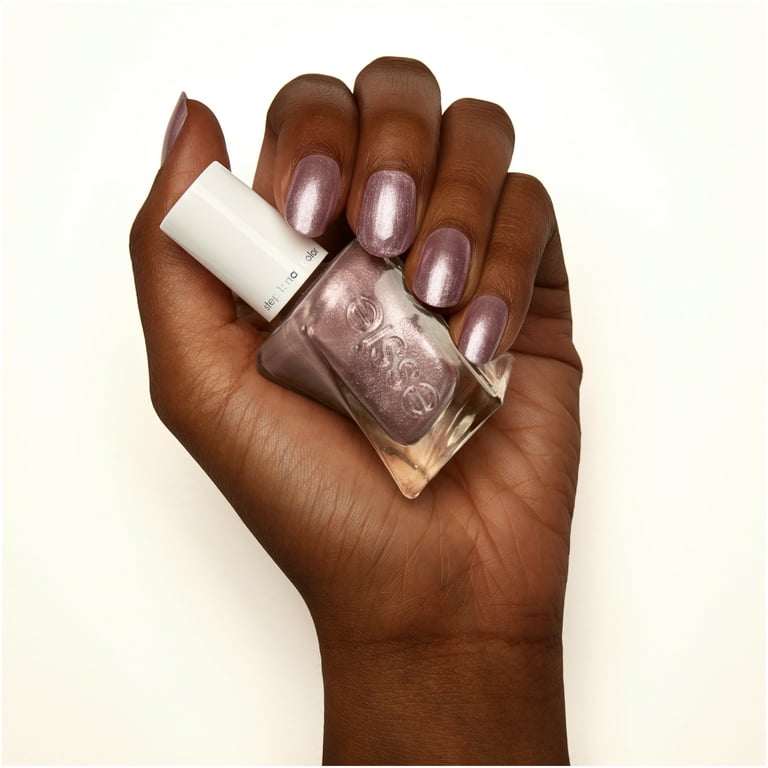 model clicks, essie gel couture longwear nail polish