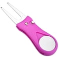 thumbnail image 1 of 1Pcs Golf Divot Repair Tool With Ball Marker Pitch Mark Fork Golf Pitchfork, 1 of 6