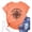Orange#9527, variant on BOOMNY Women's Short Sleeve Tshirts Graphic Y2K Loose Summer Tees for Women