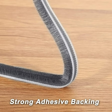 2 Pieces Door Brush Strip Adhesive 3 8 Inch Window Weatherstrip Fuzzy Pile Weather Stripping For Sliding Glass Doors And Wardrobe Canada 2 Pieces Door Brush Strip Adhesive 3 8, Pile Weatherstripping Sliding Glass Door