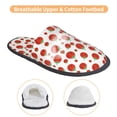 thumbnail image 3 of Fotbe Hand Drawn Tomatoes Pattern Women's Fuzzy Slippers Plush Slippers Fluffy Winter House Shoes Indoor and Outdoor-Large, 3 of 8