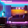 thumbnail image 4 of shiyou-70FT LED Strip Lights, Bluetooth RGB LED Lights with App and Remote Control, Music Sync Color Changing LED Lights for Bedroom, Ceiling, Kitchen, Party, Home Decoration, 4 of 4