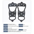 thumbnail image 6 of Microspikes, Traction Cleats, Ice Cleats For Walking, Adjustable Anti-Slip Grips For Snow Ice Surfaces Men Hiking Boots, 6 of 8