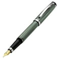 thumbnail image 2 of Xezo Incognito™ Diamond-Cut Lacquered Brass Fountain Pen (Fine Nib) - Zinc Green, 2 of 5