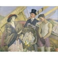 thumbnail image 3 of George Washington Lambert 24x20 Black Modern Framed Museum Art Print Titled - Important People (1914-1921), 3 of 5