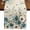 Beige, variant on Teal Cream Tulip Burlap Cotton Table Runner 13x36 Inches Short, Weeping Floral Butterflies Summer Farmhouse Table Runners, Outdoor Dining Table Decor for Baby Shower/Party/Wedding