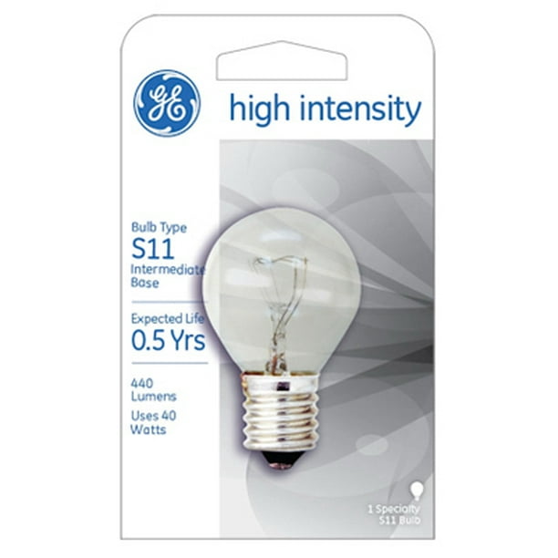 4PKGE 40S11N1 40W Clear High Intensity Appliance Light Bulb Walmart