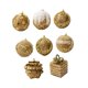 thumbnail image 1 of 8 bolas navideñas colgantes irrompibles para puerta de chimenea. Dorado, 1 of 9