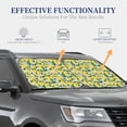 thumbnail image 4 of Daiia Lemon1 2PCS Car Windshield Sun Shade, Foldable Sun Shield for Car Front Window, Auto Sun Blocker Visor Protector Universal for Truck SUV Pickup-Medium, 4 of 7