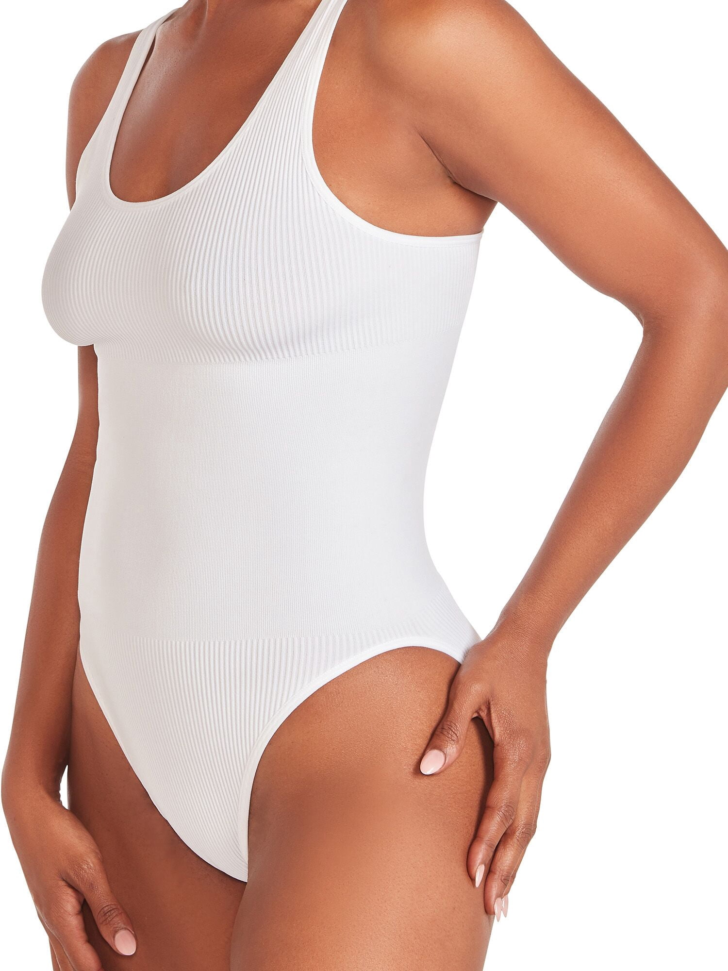 Warners Blissful Benefits Seamless Shaping Low Back Bodysuit, 1 pack, Sizes XS-3X