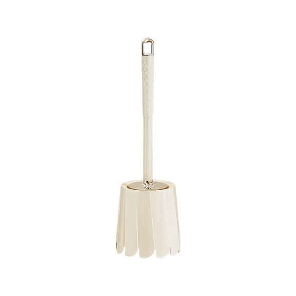 HOARBOEG Toilet Brush Set with Stand and Holder, Compact Toilet Bowl Brush for Bathroom Cleaning, BathroomToilet Brush and Holder