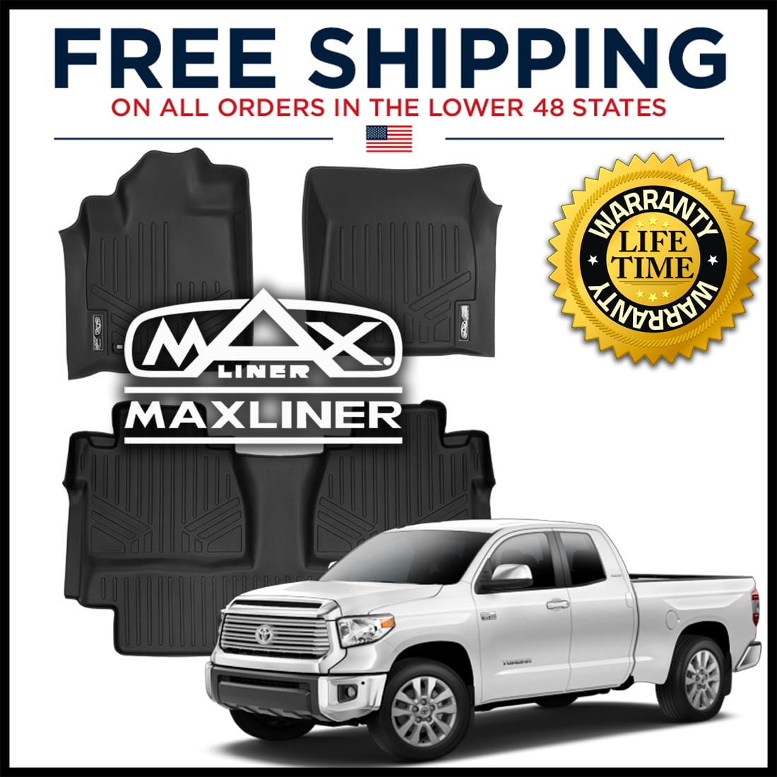 Interior Accessories Max Liner A0246 B0298 Custom Floor Mats