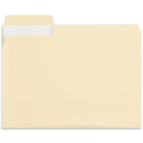Staples Heavy Duty File Folder 1/3-Cut Tab Letter Size Manila 50/Box (ST62566)
