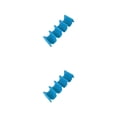 thumbnail image 1 of Advancent Taco Holder Restaurant Street Food Cart Taco Sandwich Display Stand Estante en forma de onda, azul, tipo de plástico Azul 2piezas, 1 of 6