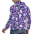 thumbnail image 3 of KLL mushroom rainbow Skull cartoon Print Mens Hoodie Long Sleeve Casual Pullover Hooded Sweatshirt Fashion Drawstring Hoodies with Pocket-Medium, 3 of 6