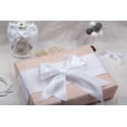 thumbnail image 4 of Joycrosso White Ribbon 3 Inch Wide Thick Fabric Ribbon, 50 Yards Double Faced Satin for Chair Sash Bows Making Bouquet Sewing Christmas Decoration, 4 of 7
