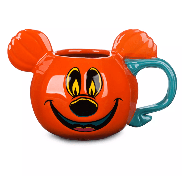 Disney Halloween Pumpkin Mug Coffee Mug Mickey Jack O' Lantern