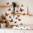 thumbnail image 4 of 12 Pack 3 Sizes 3D Scary Butterfly Wall Decals, Realistic Black PVC Halloween Stickers, Spooky Decor for Wall, Bathroom, Home, Party & Indoor Decoration, 4 of 7