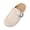 Beige, variant on Women's Blain Suede Slip-On Clogs with Memory Foam & Chic Buckle Mule Comfortable, Non-Slip, Wide Widths Available