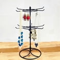 thumbnail image 2 of Ganchos de 2/3 niveles Yuyangstore soporte giratorio para collar organizador de joyas negro, 2 of 5
