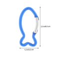 thumbnail image 2 of 10Pcs Single-side Spring Fish Shape Buckles Spring Hooks Mountaineering Buckles, 2 of 3