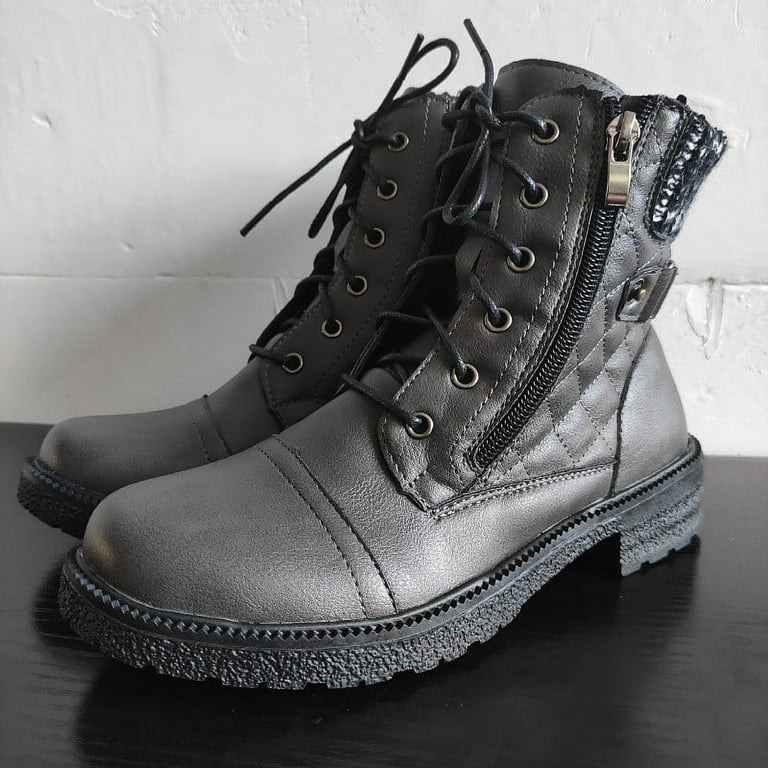 Life SLIGHT SQUARE ZIP BOOTS ブラック 42