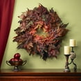 thumbnail image 2 of Nearly Natural 30in. Maple Leaf Thanksgiving Artificial Wreath (Assorted Colors), 2 of 4