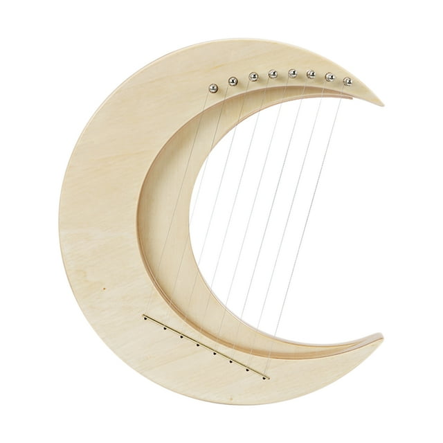 Arpa, 8 Notas Tecla Sol Arpa De Lira Arpa De Mandíbula Con Forma única De Luna Creciente Para Principiantes Y Músicos Experimentados