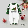 thumbnail image 5 of Jenny Matching Family Christmas Pajamas, Bigfoot Print Sleepwear All Sizes, 2 Piece Sets, 5 of 7