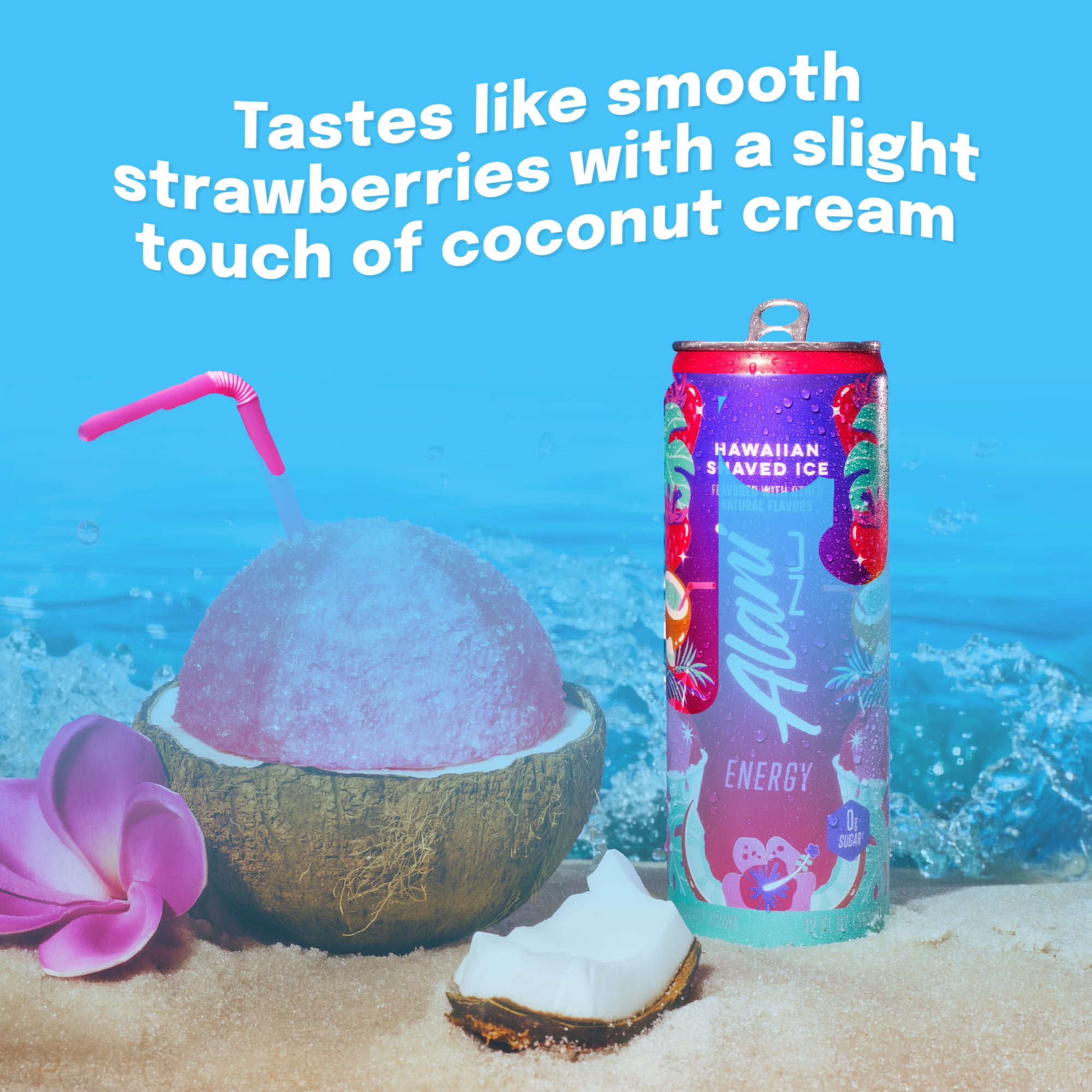 Alani Nu, Hawaiian Shaved Ice, 12 fl oz, Single Can