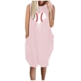 thumbnail image 1 of Birdeem la Mode Robe d'Été pour Femmes Grande Taille Décontractée Ample avec Poches Aguichant Imprimée, 1 of 1