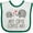 White and Green, variant on Inktastic My Opa Grandpa Loves Me Boys or Girls Baby Bib