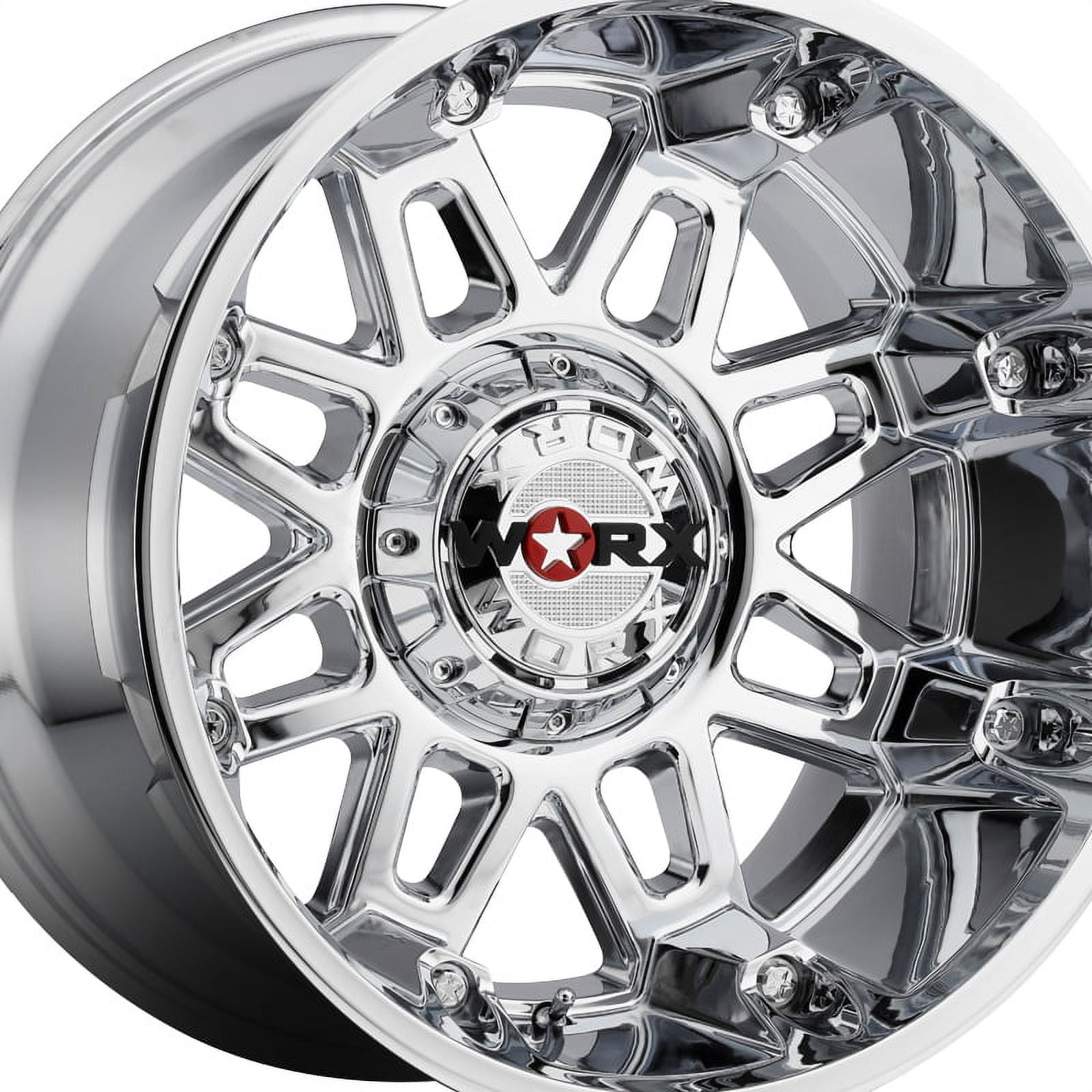 Worx - Brandclub - 20x12 Worx 811C Conquest Chrome Wheel 8x180 (-44mm)