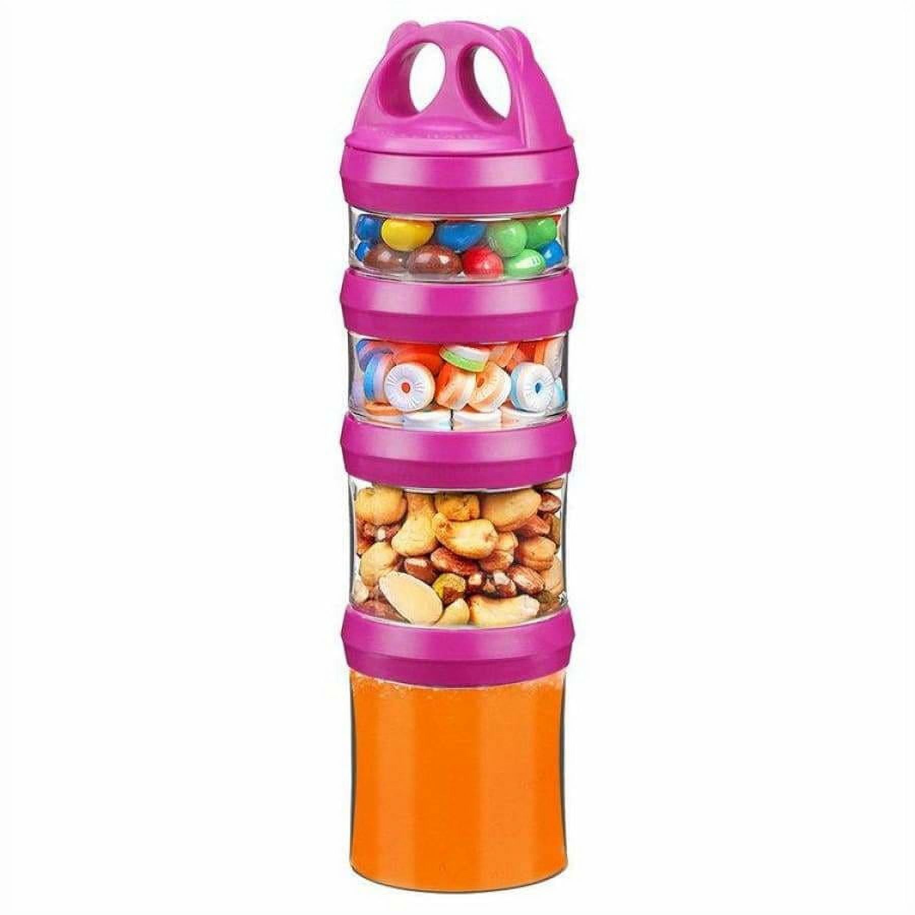 Marvel Black Panther Twist N' Lock Stackable Snack Packs Container,1pc
