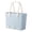 Blue, variant on JHyouerji 2.47 Gallon Tote Bag Reusable Portable Gift Bags with Sturdy Handles for Travel Shopping Spring Picnic Camping Birthday Party