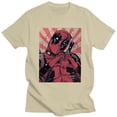 thumbnail image 3 of Camiseta de Deadpool para hombre, camisa de manga corta con estampado de corazón y mano, de algodón, de ajuste Regular, ideal para regalo, 3 of 5