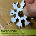 thumbnail image 5 of Snowflake Multitool 2PCS 18 in 1 Stainless Steel Snowflake Multi Tool, Cool Gadgets for Outdoor Travel Camping Daily, 5 of 5