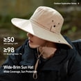 thumbnail image 6 of Clossjun Unisex Waterproof Quick-Dry Bucket Hat, Wide Brim Sun for Outdoor Fishing & Hiking, 6 of 6