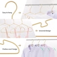 thumbnail image 3 of Gold Aluminum Hangers, 20 Pack 16.5 Inch Smooth and Durable Metal Shirt Dress Hanger, Lightweight and Sturdy Metal Hanger for Suit Jackets and Casual Pants, 3 of 14