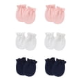 thumbnail image 6 of 6 Pairs Baby Mittens No Scratch Mittens Soft Gloves Mittens for 0-6 Months Boys Girls, 6 of 8