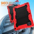 thumbnail image 2 of FIEWESEY Case for Urao X109 Tablet 10.1 Inch Tab Friendly Hybrid Soft Silicone Adjustable Shoulder Strap Built in Kickstand Pen Holder Compatible with Urao X109 10.1" 2026 Model (RedBlack), 2 of 6