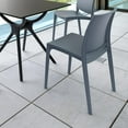 thumbnail image 3 of Compamia Maya Patio Dining Chair in Dark Gray, 3 of 7