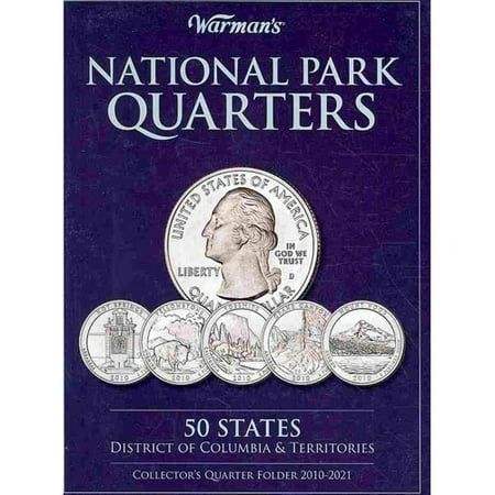 National Parks Quarters: 50 States + District of Columbia & Territories: Collector's Quarters Folder 2010-2021