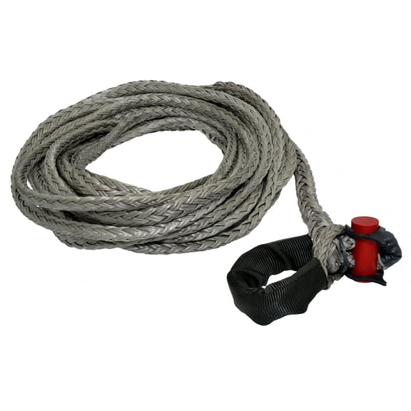 1/2" x 50' LockJaw Synthetic Winch Line w/ Integrated Shackle 10,700 lbs WLL
