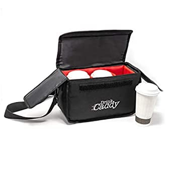 Download Tools Home Improvement Insulated Portable Drink Carrier Reusable Coffee Cup Holder With Shoulder Straps Perfect For Food Delivery And Takeout Easily Secures 3 Hot Or Cold Beverages With