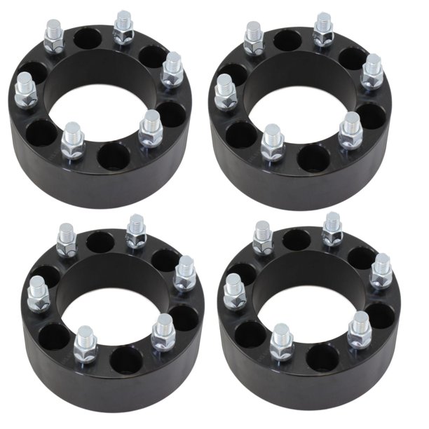 4 Chevy 2 Quot 50mm 6x5 5 Black Wheel Spacers Fits Silverado Gmc Sierra 1500 Hd Walmart Com