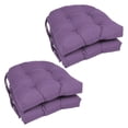 thumbnail image 1 of Coussins de Chaise en Sergé Uni de 16 Pouces en Forme de U (Ensemble de 4), 1 of 4