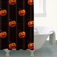 thumbnail image 4 of Black Halloween Pumpkins Shower Curtain 72"x72" ,Bathroom Decorative Shower Curtains Set with 12 Hooks,Modern Waterproof Washable Shower Curtain, 4 of 6